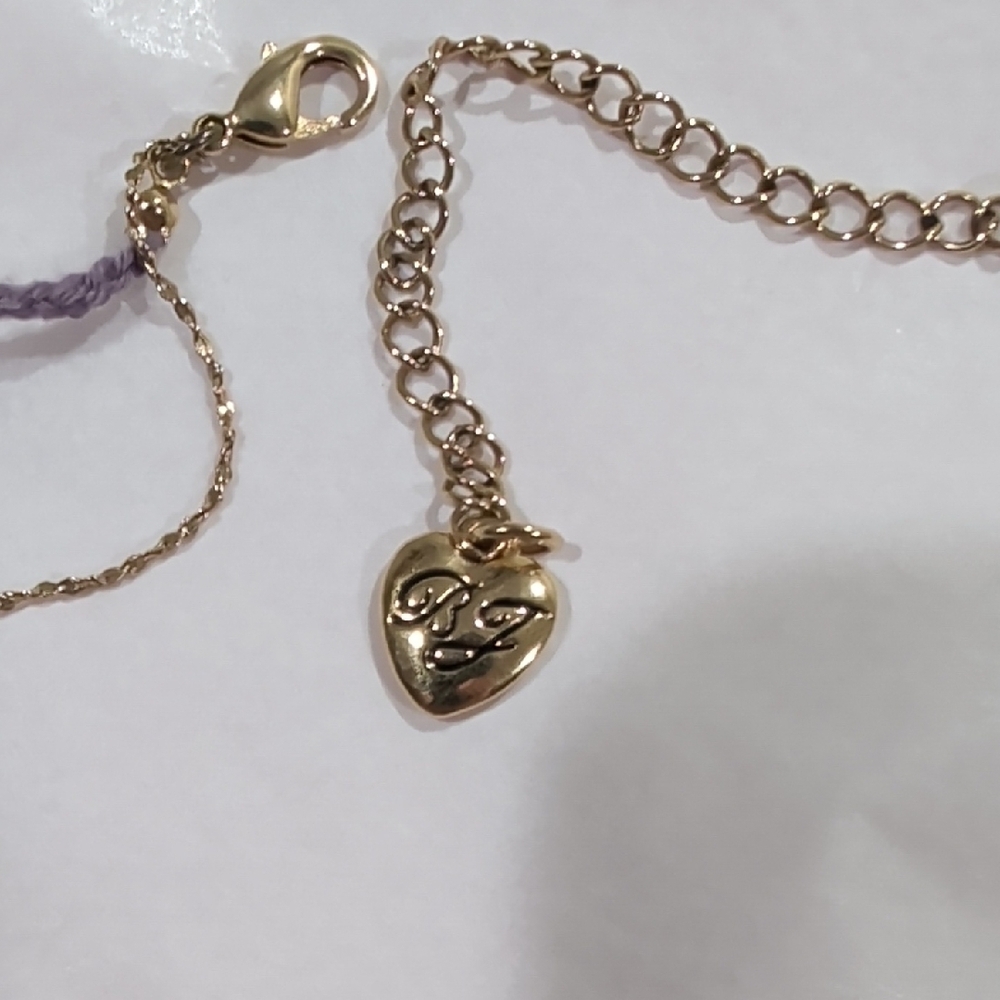 Betsy Johnson Elegant Gold and Purple Pendant Necklace - Picture 6 of 8